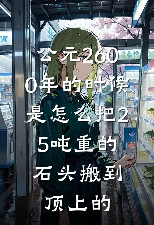 公元2600年的时候是怎么把2.5吨重的石头搬到顶上的