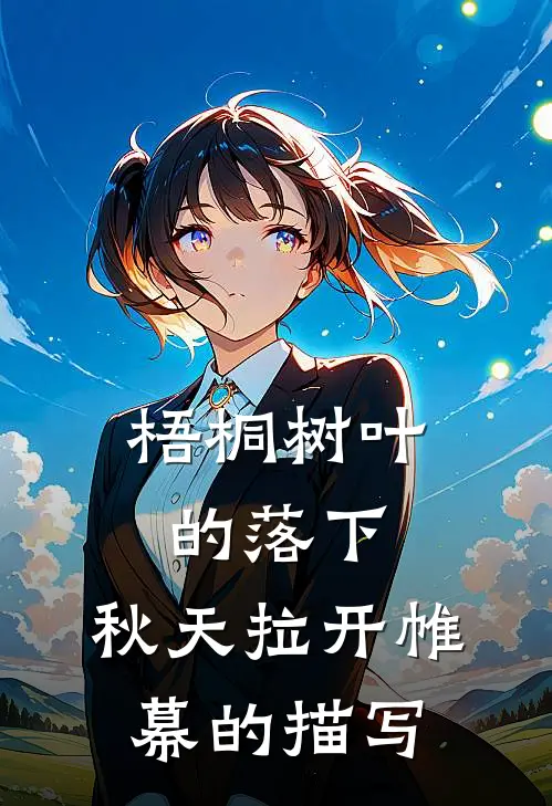 梧桐树叶的落下,秋天拉开帷幕的描写