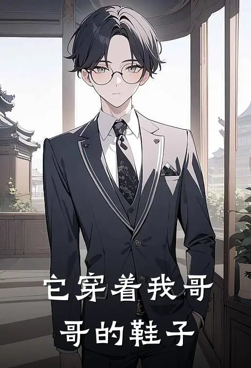 它穿着我哥哥的鞋子