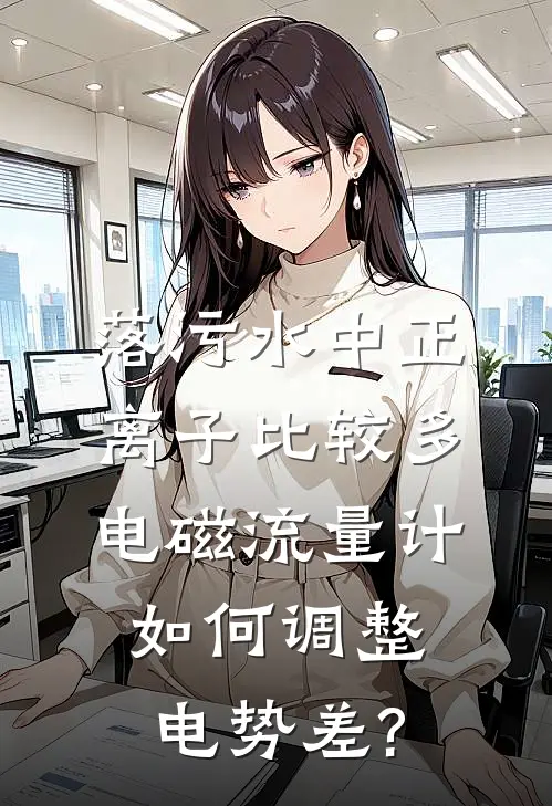 落污水中正离子比较多,电磁流量计如何调整电势差?