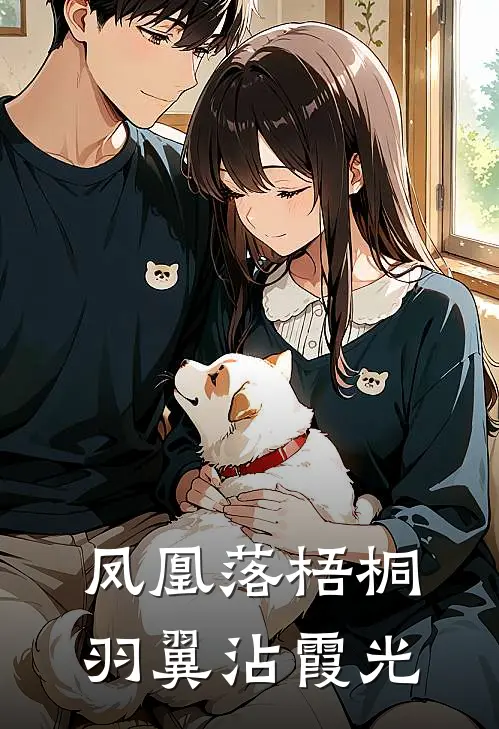 凤凰落梧桐,羽翼沾霞光