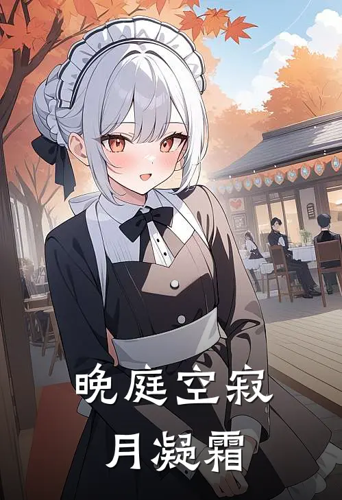 晚庭空寂月凝霜